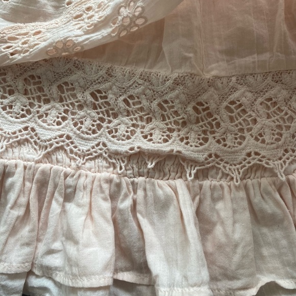 AMERICAN Eagle Peach Lace Sleeveless Top Size XS - Picture 3 of 14